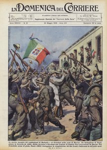 ハラール地域におけるバドグリオとグラツィアーニの歴史的な戦闘機 作： Achille Beltrame