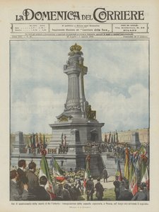 モンツァでウンベルト王の死の10周年、呼気チャペルの就任式に？ 作： Achille Beltrame