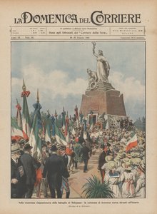 メレニャーノの戦いの50周年、納骨堂の前で先週の日曜日の式典