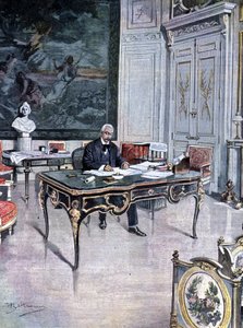 フランス共和国大統領Félix Faure（1899年） イラスト：Achille Beltrame 作： Achille Beltrame