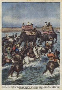 アフガニスタン国王とその王国 作： Achille Beltrame