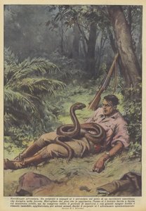 恐ろしい冒険 作： Achille Beltrame