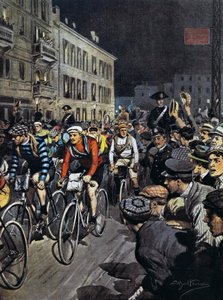 ラ・ドメニカ・デル・コリエールのミラノを起点としたイタリアの旅 作： Achille Beltrame