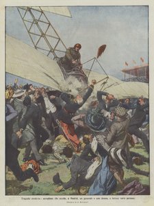 現代の悲劇、マドリードで将軍と女性を殺し、さまざまな人を傷つける飛行機
