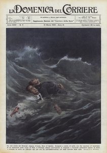 スポレート公デューク、アイモネ・ダオスタ王子の英雄的行為 作： Achille Beltrame