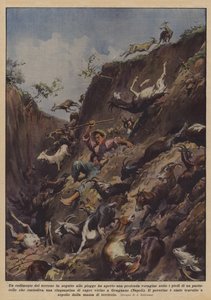 雨の後の地盤の沈下はあなたの足の下に深い割れ目を開きましたか？ 作： Achille Beltrame