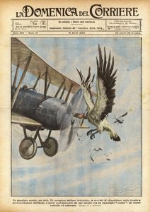 空の特異な衝突 作： Achille Beltrame