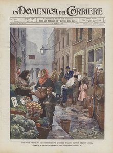 ロンドンのイタリアンクォーター（サフランヒル）の最も特徴的な通りの1つ 作： Achille Beltrame