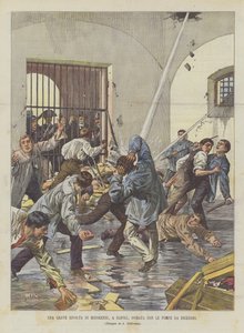 消防ポンプで飼いならされたナポリの未成年者の深刻な蜂起 作： Achille Beltrame