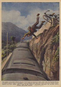 並外れた落下 作： Achille Beltrame