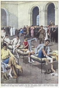 競争？アメリカ人 作： Achille Beltrame