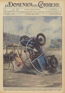 危険な車のスタントでカリフォルニアの群衆の熱意を刺激するアメリカ人少女