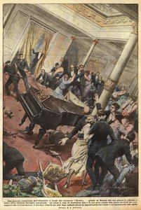 大西洋の恐ろしい横断 作： Achille Beltrame