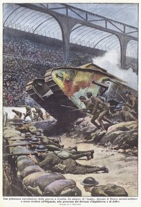 ロンドンでの戦争の絵のような複製 作： Achille Beltrame
