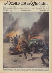 自動車間のひどい衝突が循環を妨げましたか？ 作： Achille Beltrame