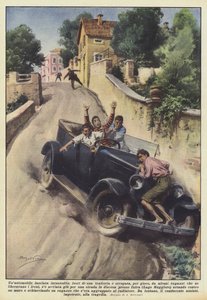 車がレストランの外に放置され、楽しみのために何人かの子供たちによって占有されていましたか？