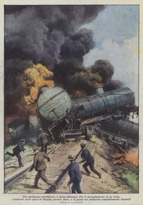 Zyba（カンザス州）の恐ろしい光景 作： Achille Beltrame