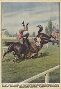 カリフォルニア競馬場で奇妙な事故が起こった