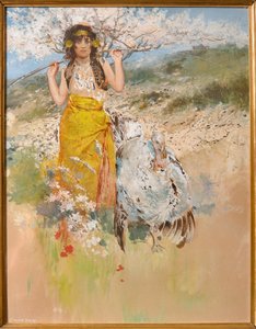 七面鳥の守護者 作： Achille Boschi