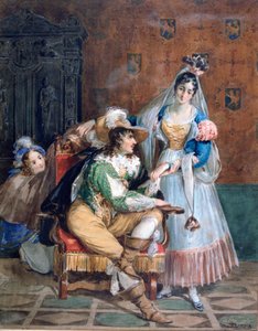 ガレント、c1820-1857 作： Achille Devéria