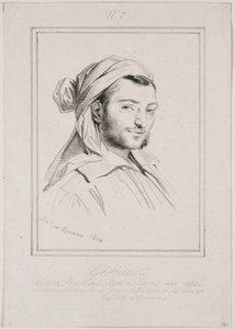 セオドアジェリコー、1824年。 作： Achille Devéria