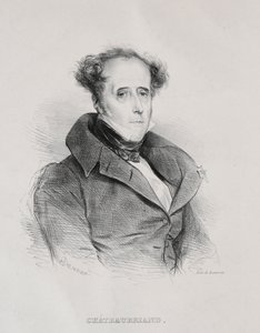フランソワ・ルネ・オーギュスト シャトーブリアンの犠牲者 作： Achille Devéria