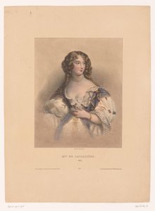 ルイーズ・ド・ラ・ヴァリエールの肖像 Miss de Lavallière、1667年（オブジェクトのタイトル） 作： Achille Devéria