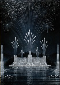 素晴らしい明るい水。 作： Achille Duchêne