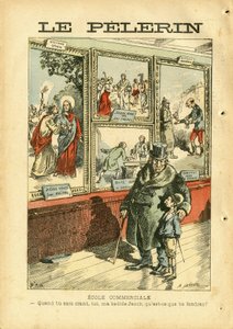 Le Pelerin』に掲載されたAchille Lemot（1846-1909）のイラスト 作： Achille Lemot
