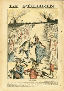 Le Pelerin』に掲載されたAchille Lemot（1846-1909）のイラスト 作： Achille Lemot