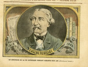 アシール・ルモ（1846-1909）のイラスト（Le Pelerin, 01/10/05） - 68年間にわたるカトリック信仰の擁護者 - プレス/メディア, 宗教信仰, L