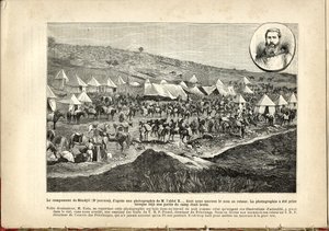 O acampamento Sindjil, de M. Uzès, Le Pèlerin 作： Achille Lemot