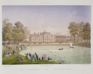 ケンジントン宮殿、1862年 作： Achille Louis Martinet