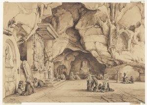 サンタンジェロ ファサネッラの岩の礼拝堂の人物 作： Achille Vianelli