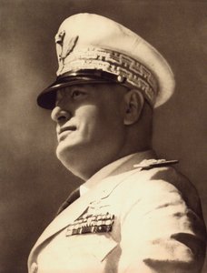 ベニート・ムッソリーニ（モノクロ写真 作： Achille Villani