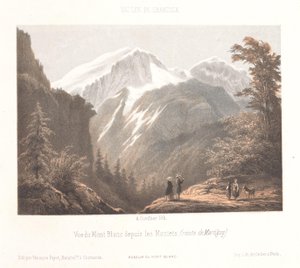 メール ド グラス氷河の眺め La Mer de glace et le Montanvert (オブジェクトのタイトル) シャモニー・モンブランの記憶（連載タイトル） Museum du Mont-Blanc (オブジェクトのシリーズ タイトル)