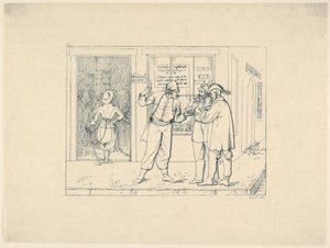 兄弟愛の街で公に売りに出された偽造同盟国紙幣...、1861-63年。 作： Adalbert John Volck