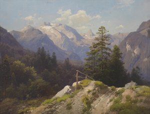 ベルヒテスガーデンのワーゲン・ザ・タウエルン教授 作： Adalbert Waagen