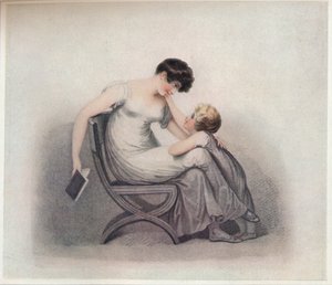 マンマ、無駄に私を物乞いしないでください、そのかわいい本をもう一度読んでください、c1808 作： Adam Buck