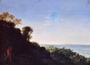 アダム・エルスハイマー（1578-1610）の作品「オーロラ（朝の風景）」。 作： Adam Elsheimer