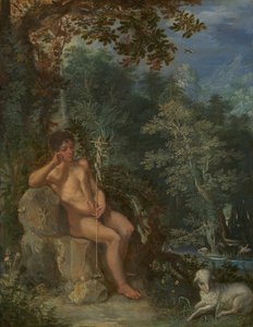 荒野の洗礼者聖ヨハネ 作： Adam Elsheimer