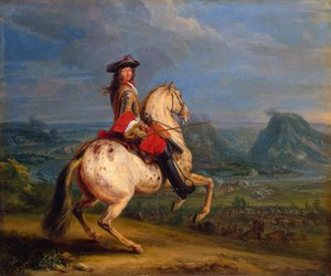 ルイ14世、ブザンソン奪取、1674年。 作： Adam Frans Meulen van der