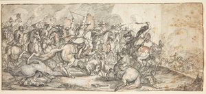 馬術競技 作： Adam Frans van der Meulen