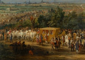 ルイ14世の参入 作： Adam Frans van der Meulen
