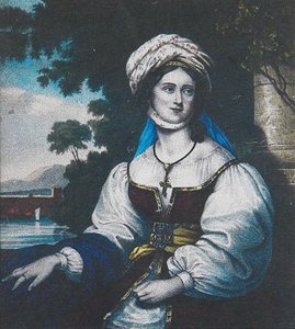 ラスカリーナ・ブーブリーナの肖像、1830年 作： Adam Friedel