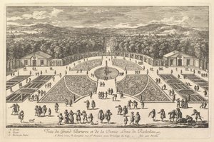 Veüedu Grand Parterreと17世紀のリシュリューによるハーフムーン。 作： Adam Perelle