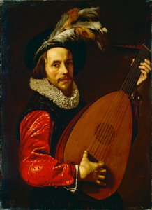 ドイツ語：Der Lautenspieler リュート奏者