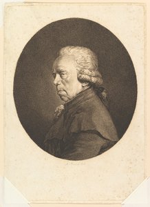 ヨハン・クリスチャン・ブランドの肖像、1793年。 作： Adam von Bartsch