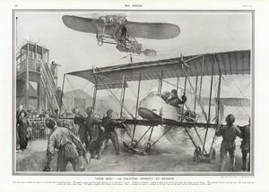 ヘンドン飛行場での事故に近い、1913。 作： Addison Thomas Millar