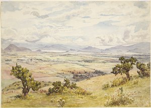 メキシコ盆地、トラルネパントラ、メヒコ州 作： Adela Breton